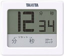 タニタ(Tanita) キッチン 勉強 学習 タイマー 防水 マグネット付き タッチパネル ホワイト TD-414 WH(3)