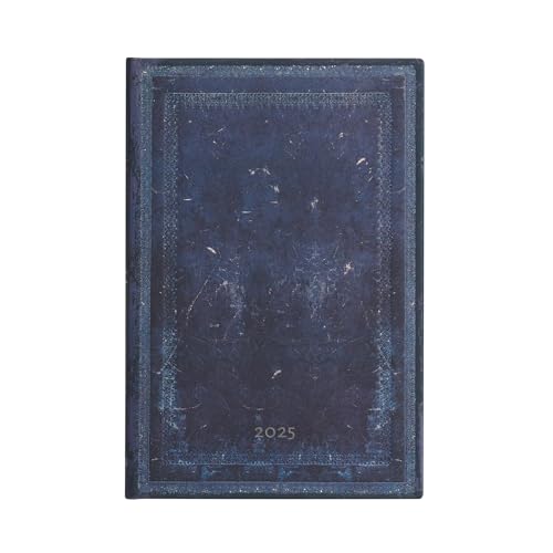 Paperblanks/ペーパーブランクス 2025年度版ダイアリー ハードカバー ミディ インクブロット DJD6195