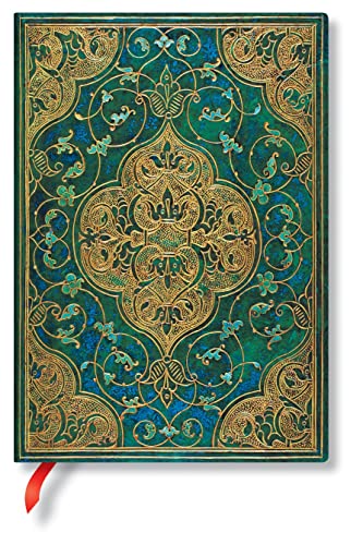 樂天商城 - Paperblanks/ペーパーブランクス ノート ソフトカバー Flexis ターコイズ ミディ B6 罫線 FB8226-2