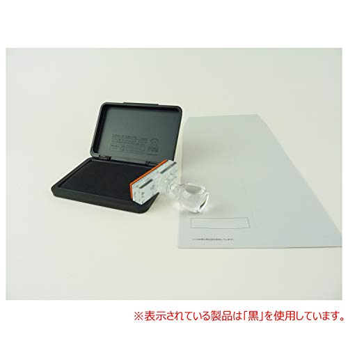 BeLugastoreのシヤチハタ スタンプ台 HGN-4-OR 特大形 朱色｜アングル3