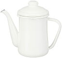 パール金属 コーヒー ドリップポット 0.6L ホーロー ブランキッチン ホワイトHB-3680