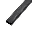 サンワサプライ 壁用ケーブルモール 幅33mm、角型、ブラック CA-KK33BK(3)