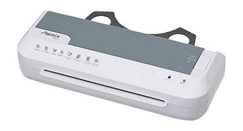 アスカ ラミネーター L205A4 A4対応 温度調整 オートオフ 2本ローラー 150μmまで 停止レバー ホワイト