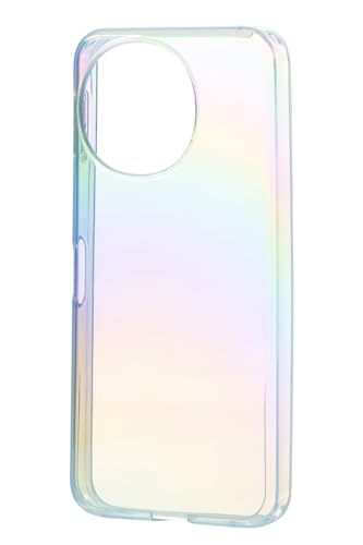 エレコム AQUOS sense9 ケース ソフト クリアオーロラ マイクロドット加工 TPU カメラレンズ保護設計 ショルダーストラップシート付 meliano ライトブルー PM-S244UCABU