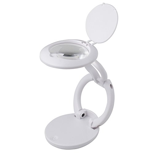 3R スリー・アールシステム ポータブルスタンドルーペ LED付マルチルーペ [viacurio] レンズ倍率約3倍 ..