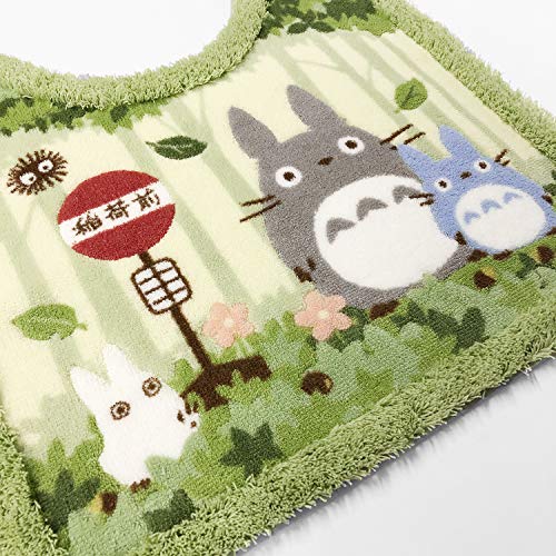 BeLugastoreのセンコー(Senko) となりのトトロ なかま トイレマット 約60*60cm グリーン 抗菌 防臭 日本製 キャラクター 37145｜アングル3