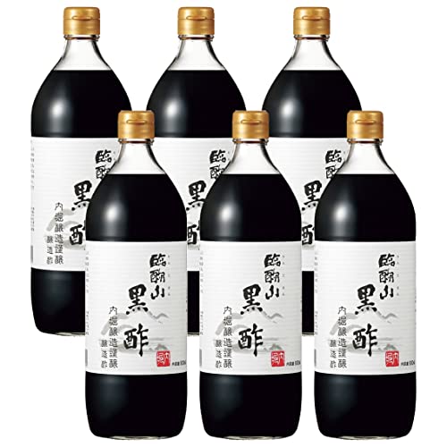 内堀醸造 臨醐山黒酢 900ml 6本 黒酢 酢 調味料 国産 ドリンク お酢 国産玄米100% りんこさん 飲む酢 ..