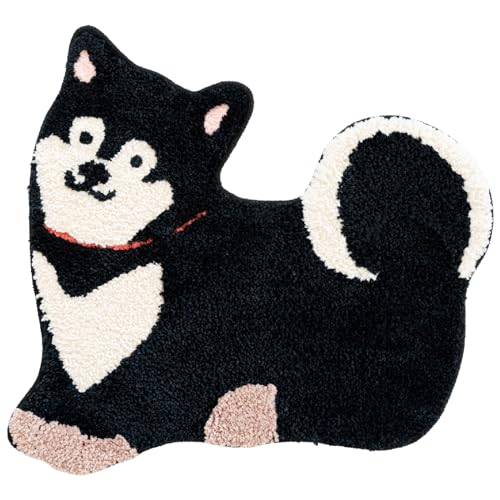 オカ(OKA) 洗えるラグマット ファンディット アニマル 黒しば 約50cm*54cm オカ(OKA) 洗えるラグマット ファンディット アニマル 黒しば 約50cm*54cm
