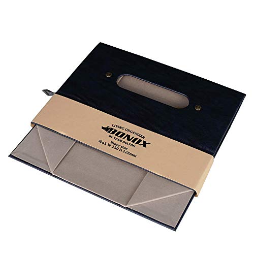 ダルトン(Dulton) カバー フォールダブル ティッシュ ボックス ネイビー 高さ77*幅260*奥行140mm FOLDABLE TISSUE BOX NAVY H20-0155NB [2]