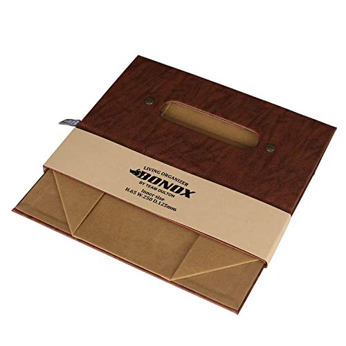 ダルトン(Dulton) カバー フォールダブル ティッシュ ボックス ダークブラウン 高さ77*幅260*奥行140mm FOLDABLE TISSUE BOX DARK BROWN H20-0155DBR [2]