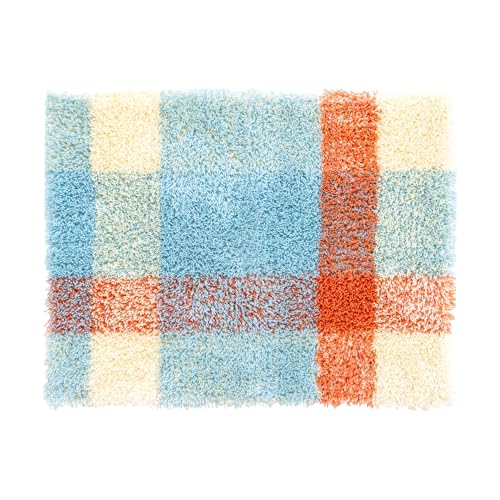 Mats - オカ(OKA) 乾度良好リアン バスマット 約45cm*60cm オレンジ (吸水 速乾 足ふきマット 北欧 抗菌 防臭)