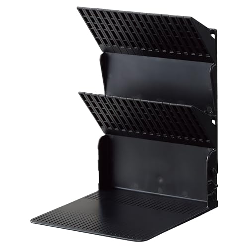 樂天商城 - リヒトラブ 1冊でも倒れないブックスタンド A4 Medium ブラック A3580-24
