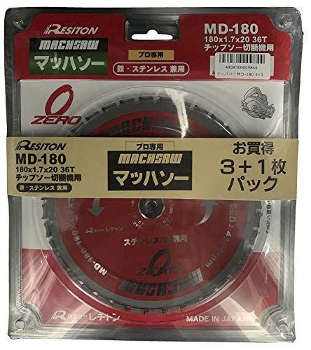樂天商城 - レヂトン(Resiton) マッハソーMD 鉄・ステンレス兼用 外径180*厚さ1.7*穴径20mm 3*1セット MD180