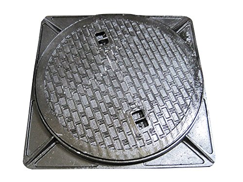 法山本店 鋳鉄製マンホール(普及型) 歩道用マンホール 蓋*枠セット フタ径360mm 穴径310mm MK-C-360