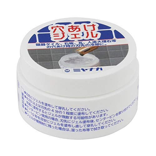 用途:磁器タイル・石板・瓦・人造大理石等の穴あけ時の刃先の冷却に容量:100ml