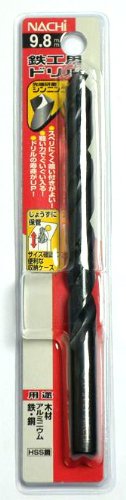 ナチ(NACHI) 鉄工用ドリル 1本入り シンニング 9.8ミリ (金属・金工)