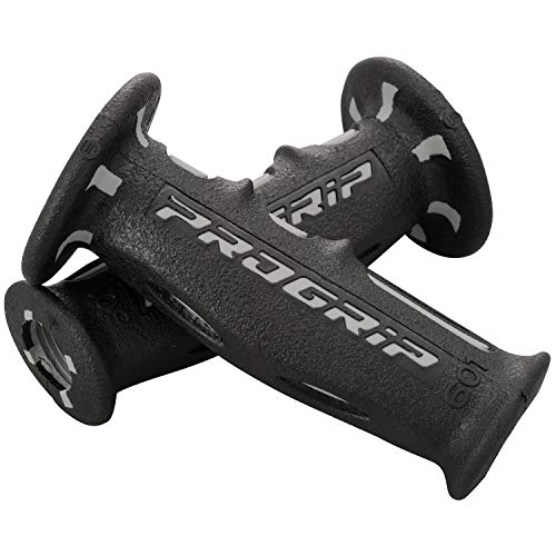 樂天商城 - デイトナ(Daytona) バイク グリップ ハンドル径φ22.2用 120mm 耐振ゲル エンド貫通 PROGRIP(プログリップ) 601タイプ グレー 98028