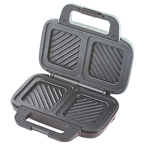 Toffy/トフィー ホットサンドメーカー K-HS4 2枚焼き ミミまで焼ける ワイドプレート カンタン レトロ 朝ごはん 休日 モーニング ひとり暮らし アッシュホワイト K-HS4-AW