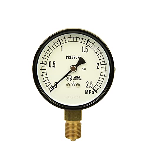 右下精器 汎用圧力計A75・G3/8 S-31・2.5MPA