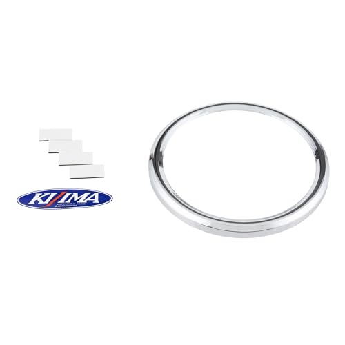 キジマ(Kijima) レブル250/500('20-) CL250/500('23-) メーターリング スチール製クロームメッキ 203-5261 HONDA REBEL