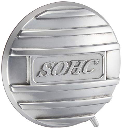 キジマ(Kijima) モンキー/ゴリラ/ダックス等 バイクパーツ ヘッドサイドカバーL SOHCロゴ入り アルミダイキャスト/バフ仕上げ 101-1402
