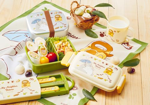 BeLugastoreのスケーター(Skater) 弁当箱 アルミ ランチボックス 子供用 370ml 保温庫対応 ランチベルト付 日本製 ジブリ トトロ ネコバス ALB5NV-A｜アングル2