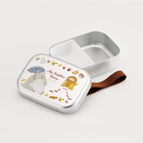 BeLugastoreのスケーター(Skater) 弁当箱 アルミ ランチボックス 子供用 370ml 保温庫対応 ランチベルト付 日本製 ジブリ トトロ ネコバス ALB5NV-A｜アングル3
