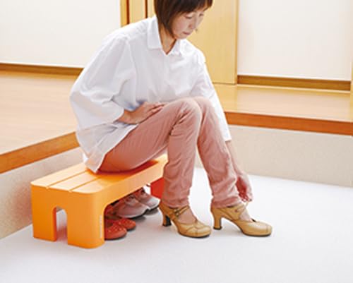 サンカ デコラステップ 踏み台 昇降ステップ台 オレンジ L 高さ20cm 広い足のせ部分と滑り止め加工 インテリアになじむおしゃれでかわいい丸いフォルム 耐荷重100kg 軽量設計 日本製 子供 ト belugastore-10122206 BeLugastore サンプル画像2