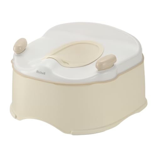 リッチェル トイサポ おまる ベージュ 抗菌加工 おまる:1才頃*、補助便座(グリップ付):1才6カ月頃*4才頃、補助便座(グリップなし):2才頃*4才頃、ステップ:1才6カ月頃*6才頃