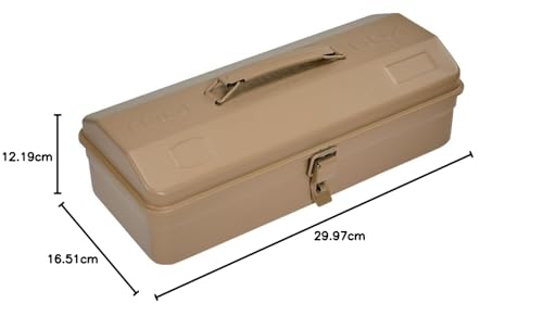 トラスコ中山(TRUSCO) 山型工具箱 304X164X123 ライトサンド Y-280LS