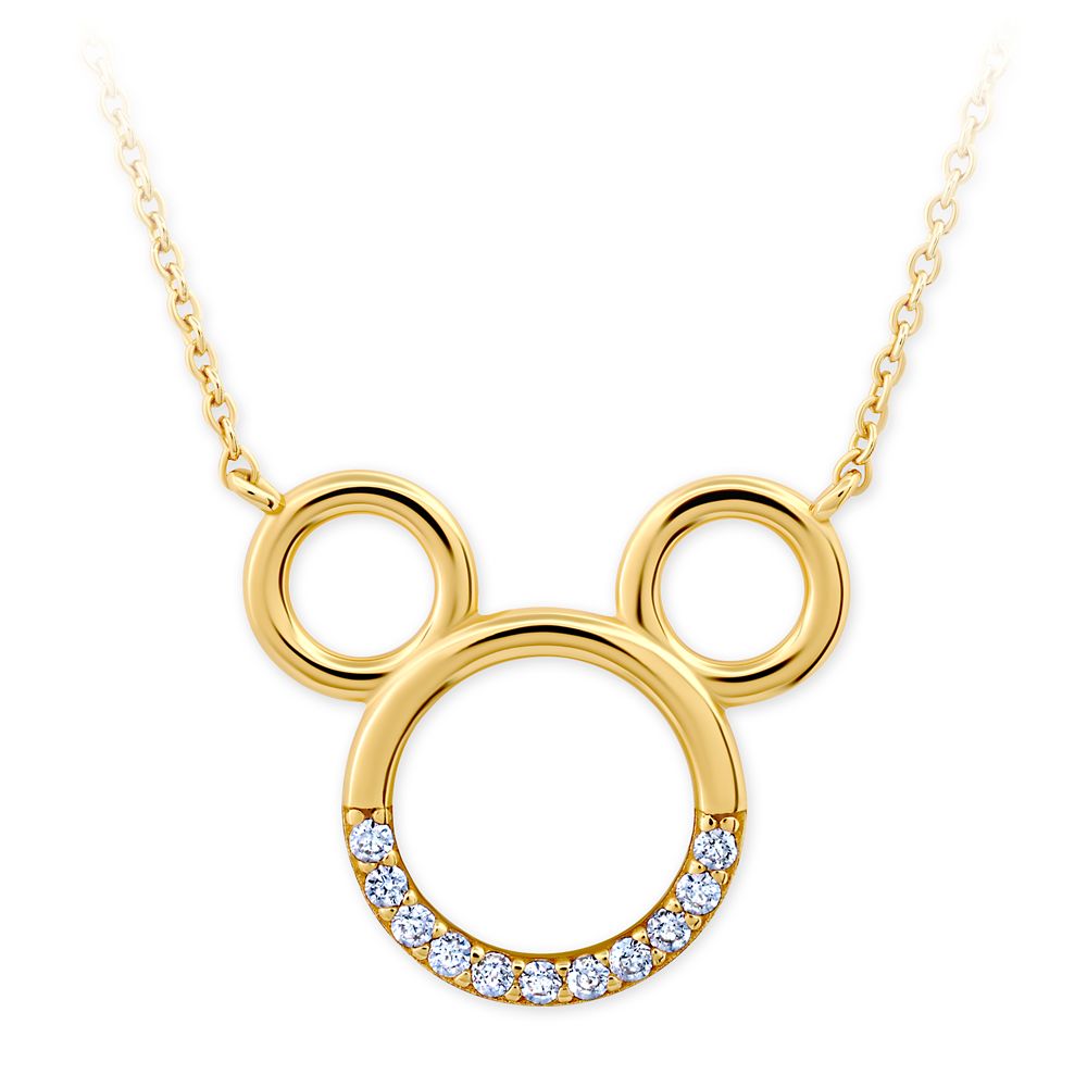 Rakuten - 【取寄せ】 ディズニー Disney US公式商品 ミッキーマウス ミッキー ネックレス ジュエリー アクセサリー クリスル CRISLU [並行輸入品] Mickey Mouse Icon Necklace by CRISLU グッズ ストア プレゼント ギフト 誕生日 人気