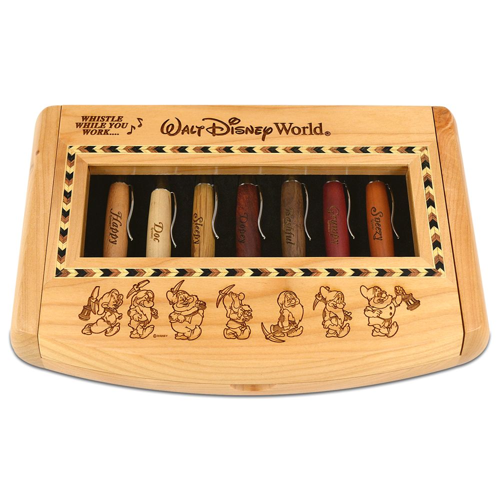 【取寄せ】 ディズニー Disney US公式商品 7人の小人たち 白雪姫 アリバスブラザーズ ペン 筆記具 文具 文房具 セット [並行輸入品] Seven Dwarfs Pen Set by Arribas ? Personalizable グッズ ストア プレゼント ギフト クリスマス 誕生日 人気 bemagical-10386173 ビーマジカル楽天市場店 パッケージ画像
