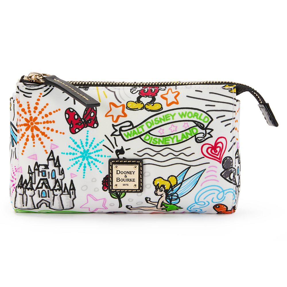 【取寄せ】 ディズニー Disney US公式商品 ドゥニーバーク Dooney Bourke バッグ バック 鞄 かばん ケース 化粧品ケース コスメ ポーチ 並行輸入品 Disney Sketch Dooney Bourke Cosmetic Case グッズ ストア プレゼント ギフト 誕生日 人気