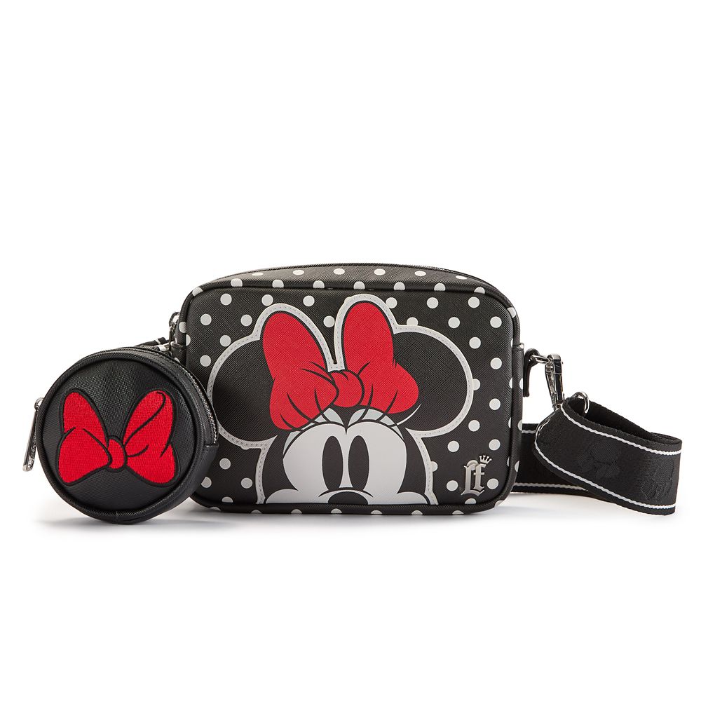 【取寄せ】 ディズニー Disney US公式商品 ミニーマウス ミニー バッグ 鞄 ポーチ 手提げ バック かばん ラウンジフライ セット コイン クロスボディーバッグ 並行輸入品 Minnie Mouse Loungefly Crossbody Bag and Coin Pouch Set グッズ ストア プレゼント ギフト