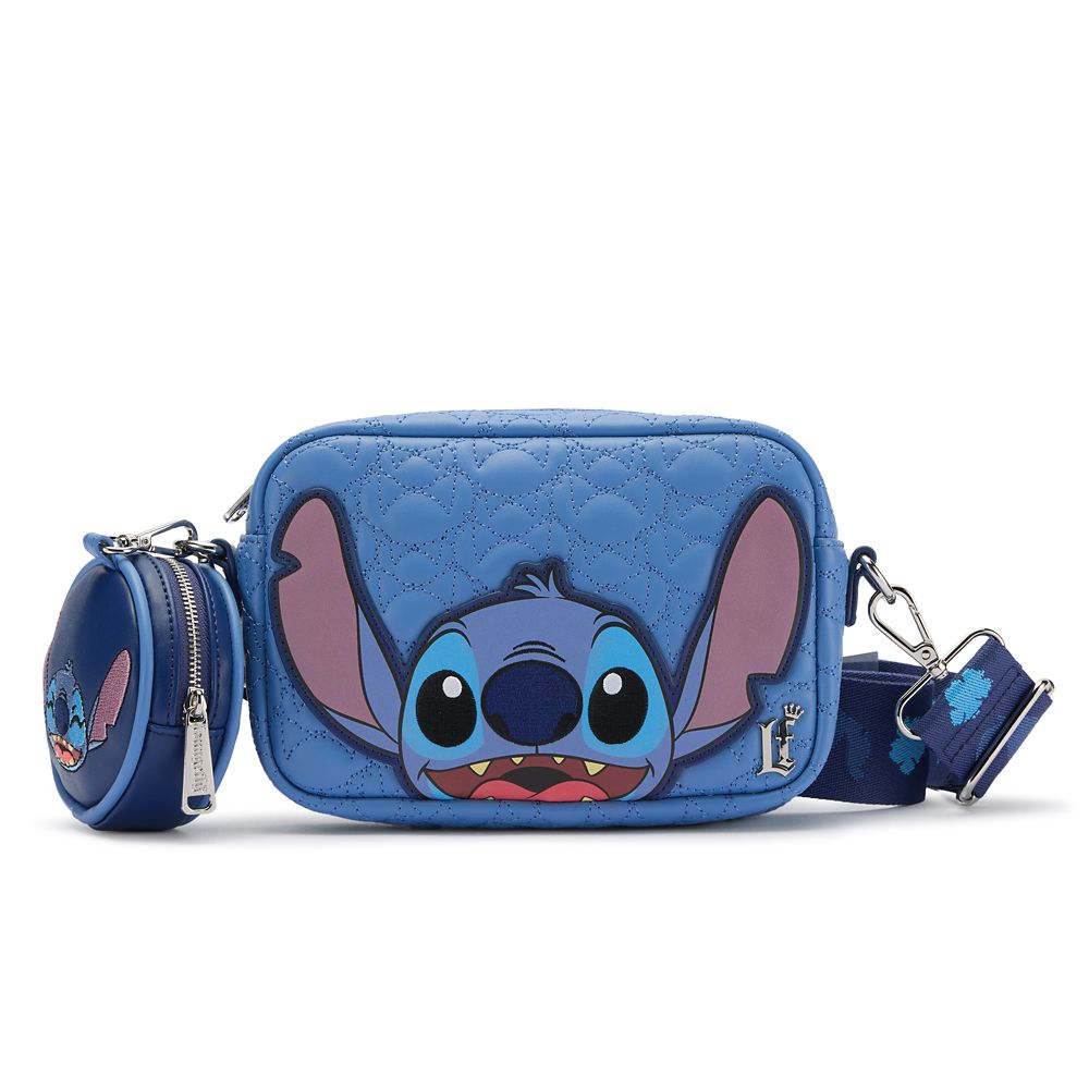 Rakuten - 【取寄せ】 ディズニー Disney US公式商品 スティッチ リロとスティッチ リロ 手提げバッグ パース バック かばん バッグ 鞄 小銭入れ 財布 さいふ ラウンジフライ コイン [並行輸入品] Stitch Loungefly Sling Bag and Coin Purse ? Lilo & Stitch グッズ ストア プ