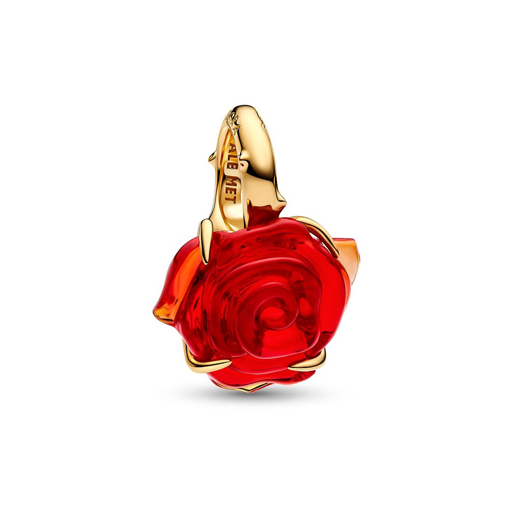 Rakuten - 【取寄せ】 ディズニー Disney US公式商品 美女と野獣 ベル プリンセス ドーラ パンドラ PANDORA 野獣 チャーム 飾り ジュエリー アクセサリー [並行輸入品] Enchanted Rose Charm by Pandora ? Beauty and the Beast グッズ ストア プレゼント ギフト 誕生日 人気