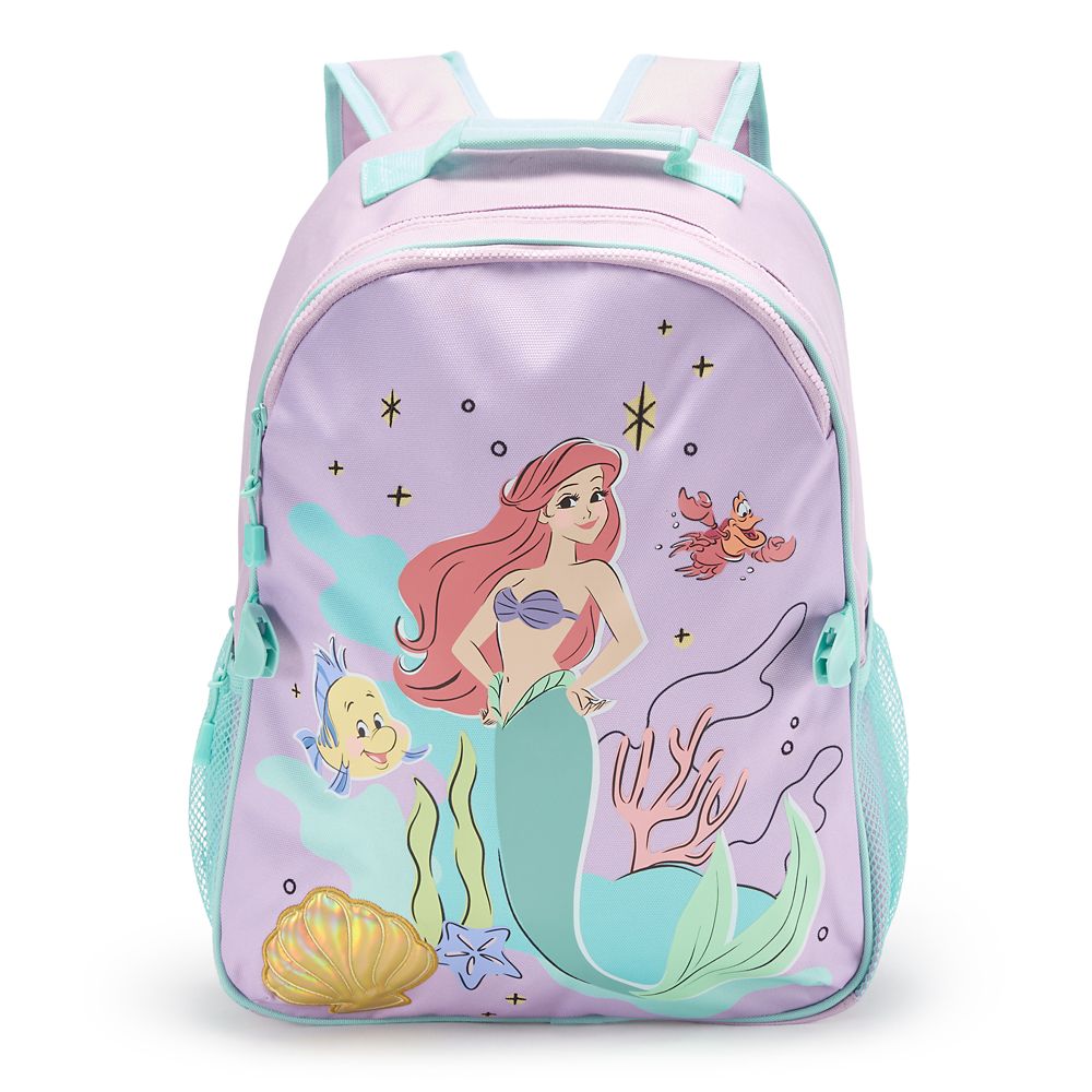 Rakuten - 【取寄せ】 ディズニー Disney US公式商品 リトルマーメイド アリエル Ariel プリンセス リュックサック バックパック バッグ 鞄 かばん [並行輸入品] The Little Mermaid Backpack ? Personalized グッズ ストア プレゼント ギフト クリスマス 誕生日 人気