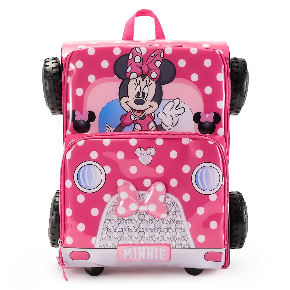 Rakuten - 【取寄せ】 ディズニー Disney US公式商品 ミニーマウス ミニー 子供 キッズ 女の子 男の子 キャリーバッグ 鞄 カバン スーツケース 旅行 バッグ ラゲージ キャリーケース ころころ かばん [並行輸入品] Minnie Mouse Rolling Luggage for Kids ? Pink プレゼント ギフト