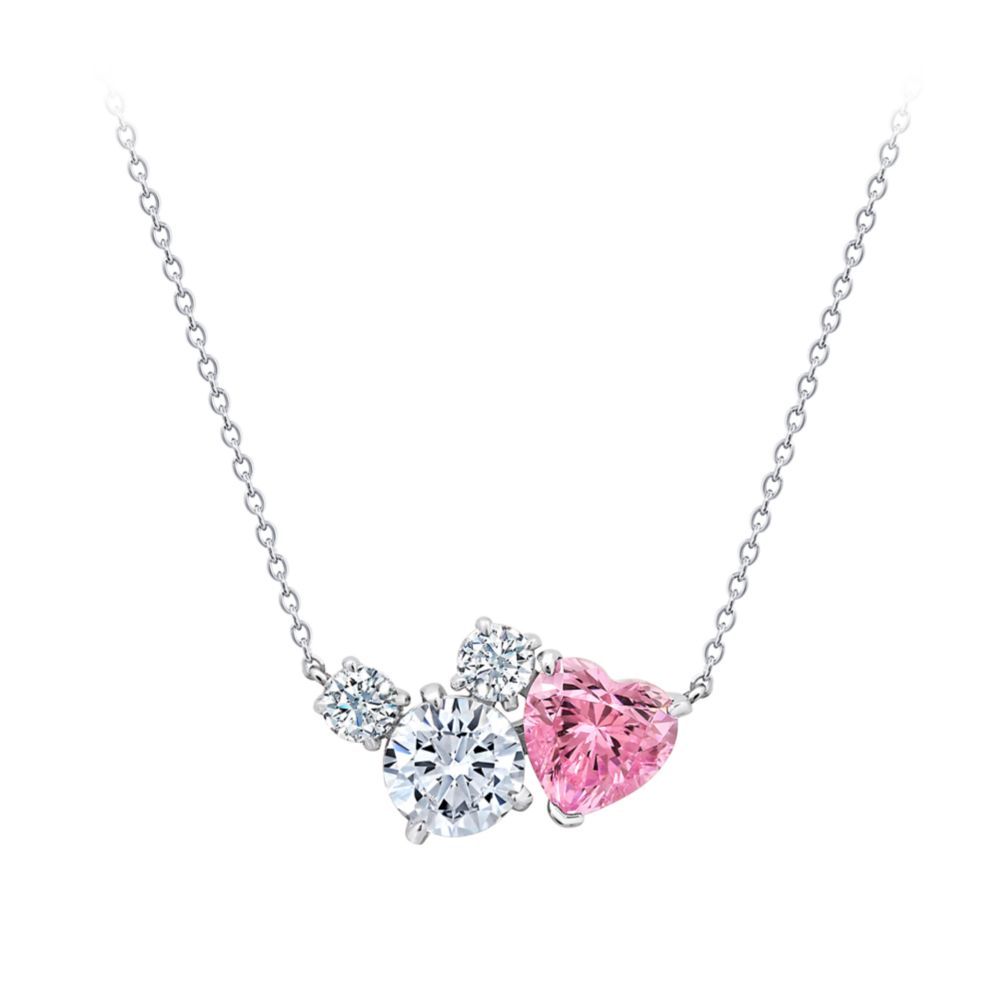 Rakuten - 【取寄せ】 ディズニー Disney US公式商品 ミッキーマウス ミッキー ネックレス ジュエリー アクセサリー クリスル CRISLU [並行輸入品] Mickey Mouse Icon and Heart Necklace by CRISLU グッズ ストア プレゼント ギフト 誕生日 人気