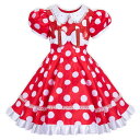 y1-2ȓɔz fBYj[ Disney USi ~j[}EX ~j[ hX m RX`[ ߑ qp  RXv nEB nEB[ q LbY ̎q [sAi] Minnie Mouse Deluxe Costume for Kids Red ObY XgA v[g