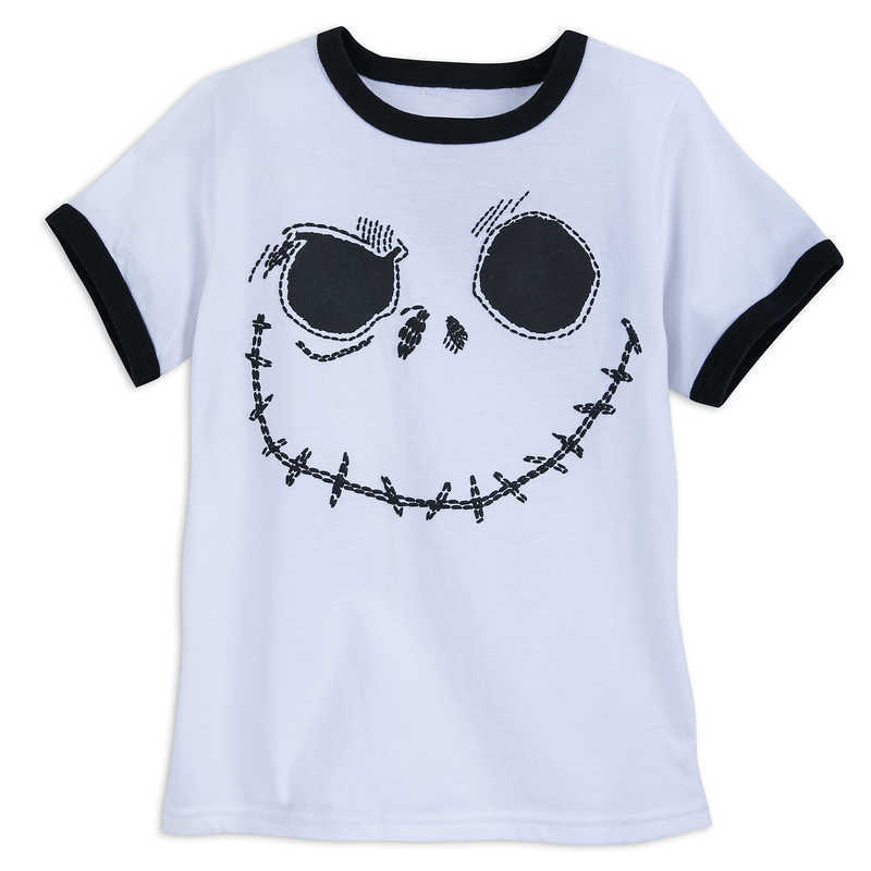 【1-2日以内に発送】 ディズニー Disney US公式商品 ジャックスケリントン ナイトメアビフォアクリスマス Tシャツ トップス 服 シャツ 男の子用 子供 男の子 ボーイズ [並行輸入品] Jack Skellington Ringer T-Shirt for Boys グッズ ストア プレゼント ギフト 誕生日のサムネイル