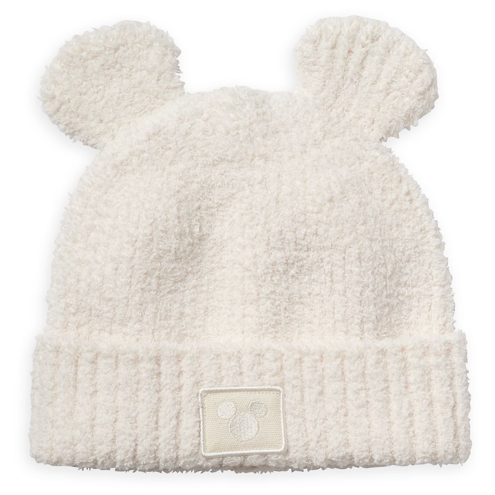 Rakuten - 【取寄せ】 ディズニー Disney US公式商品 ミッキーマウス ミッキー ドリーム 子供 キッズ 女の子 男の子 ニット帽 帽子 ハット キャップ 服 ベアフットドリームズ [並行輸入品] Mickey Mouse Beanie Hat for Kids by Barefoot Dreams - Cream プレゼント ギフト