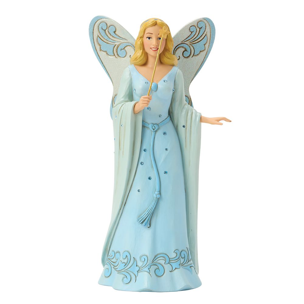 樂天商城 - 【取寄せ】 ディズニー Disney US公式商品 ピノキオ フェアリーズ ティンカーベル 置物 フィギュア ジムショア 人形 おもちゃ [並行輸入品] The Blue Fairy ''A Spark of Magic'' Figure by Jim Shore ??Pinocchio グッズ ストア プレゼント ギフト クリスマス 誕生日 人気