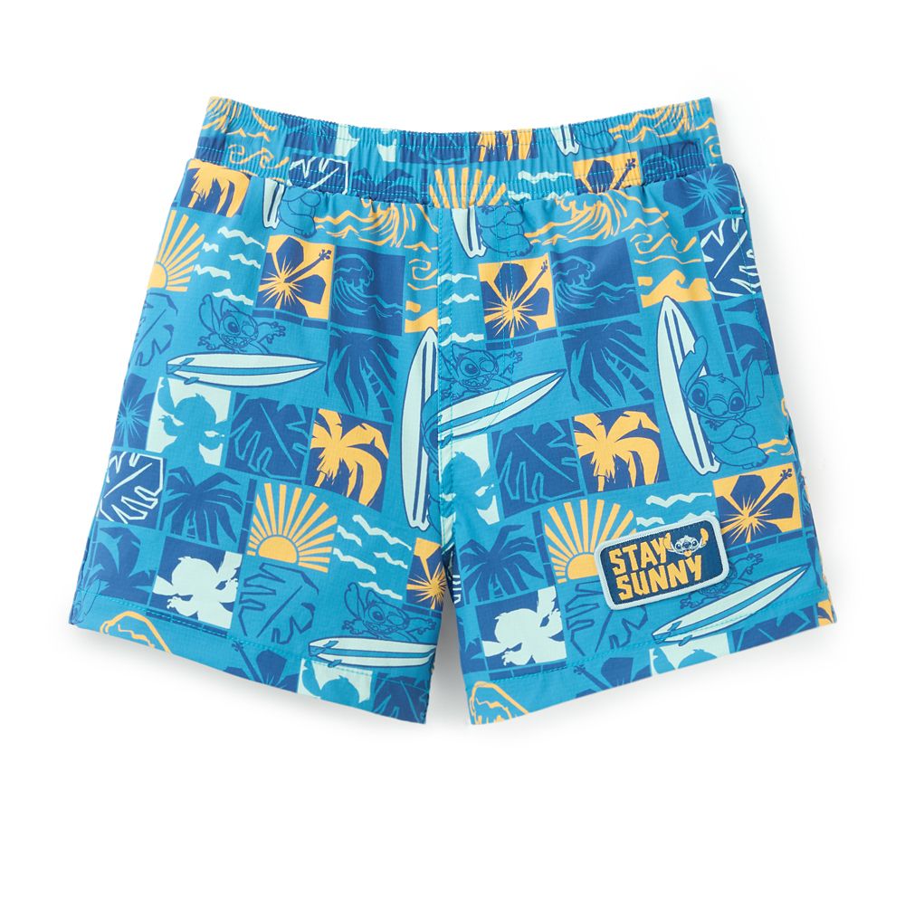 樂天商城 - 【取寄せ】 ディズニー Disney US公式商品 スティッチ リロとスティッチ リロ 男の子 ボーイズ 子供 水着 ショーツ パンツ 服 男の子用 スイムウェア [並行輸入品] Stitch Surf Swim Shorts for Boys ? Lilo & Stitch プレゼント ギフト クリスマス 誕生日 人気