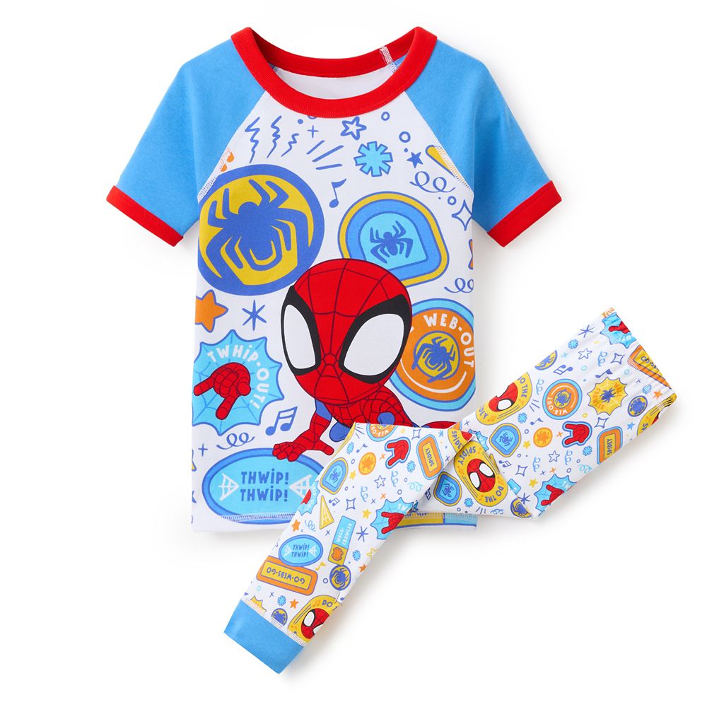 Rakuten - 【取寄せ】 ディズニー Disney US公式商品 スパイディとすごいなかまたち 子供 キッズ 女の子 男の子 パジャマ 寝巻き 部屋着 服 [並行輸入品] Spidey and His Amazing Friends PJ PALS for Kids グッズ ストア プレゼント ギフト クリスマス 誕生日 人気