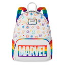 【取寄せ】 ディズニー Disney US公式商品 マーベル Marvel リュックサック バックパック バッグ 鞄 かばん ラウンジフライ ミニ コレクション [並行輸入品] Pride Collection Loungefly Mini Backpack グッズ ストア プレゼント ギフト クリスマス 誕生日 人気