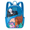 【取寄せ】 ディズニー Disney US公式商品 リトルマーメイド アリエル Ariel プリンセス リュックサック バックパック バッグ 鞄 かばん ラウンジフライ 実写映画版 ミニ [並行輸入品] The Little Mermaid Loungefly Mini Backpack ? Live Action Film グッズ ストア