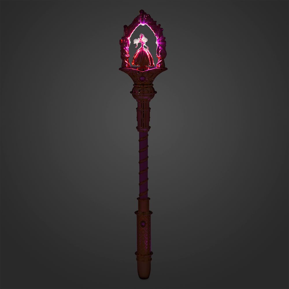 【取寄せ】 ディズニー Disney US公式商品 眠れる森の美女 オーロラ姫 プリンセス 光る ライトアップ ワンド 杖 ステッキ バトン コスチューム 衣装 ハロウィン ハロウィーン [並行輸入品] Aurora Light-Up Wand ? Sleeping Beauty グッズ ストア プレゼント ギフト ク 3