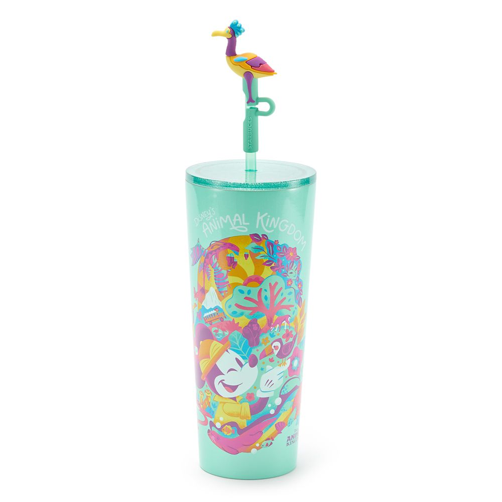 Rakuten - 【取寄せ】 ディズニー Disney US公式商品 ディズニーの動物園 ウォルトディズニーワールド アニマルキングダム ウォルトディズニー スターバックス タンブラー カップ 水筒 コップ 食器 ストロー ストロー付き ステンレス製 [並行輸入品] Disney's Animal Kingdom 24 oz.