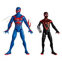 【取寄せ】 ディズニー Disney US公式商品 スパイダーマン マイルスモラレス スパイダーバース フィギュア 置物 人形 しゃべる 声が出る英語（日本語無し） アクションフィギュア 模型 おもちゃ セット [並行輸入品] Spider-Man 2099 and Miles Morales Talking Action